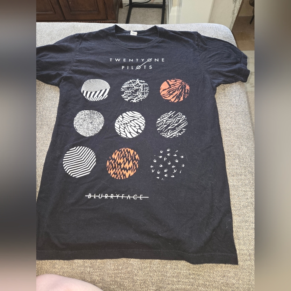 Black Twenty One Pilots Graphic T-Shirt